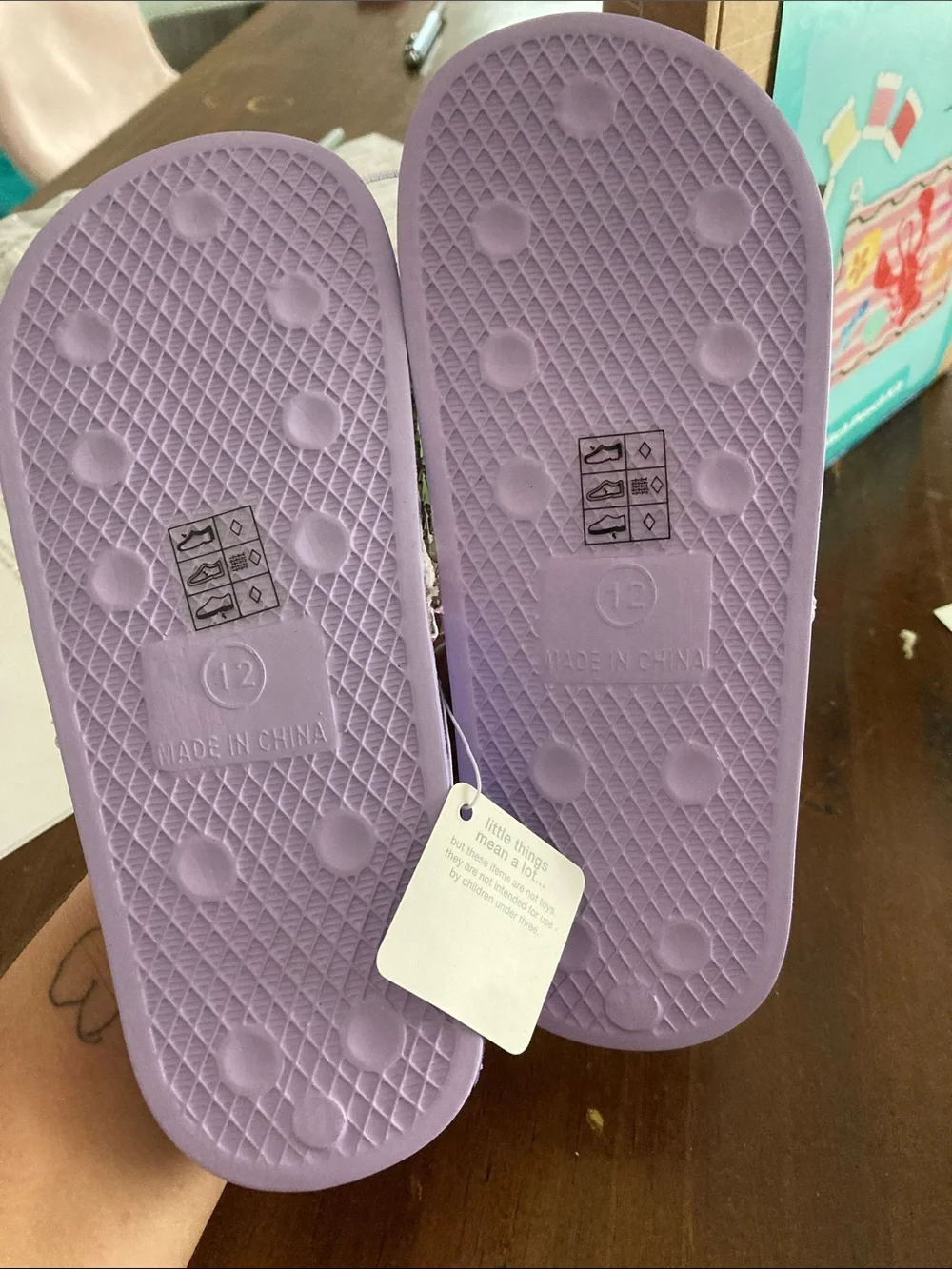 J. Crew Lavender Sequin Slide Sandals